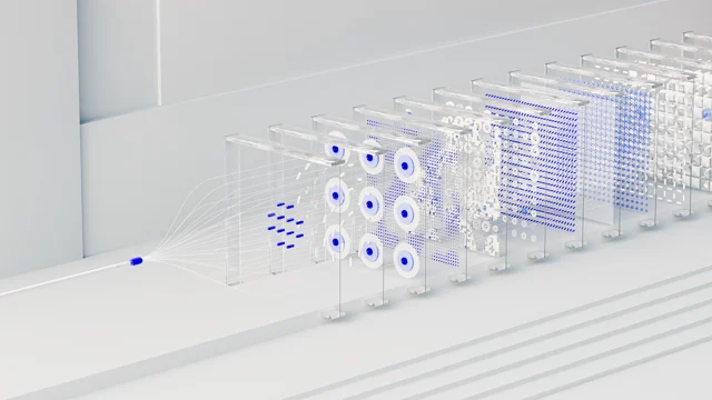 Visual abstraction of neural networks in AI — representing Flux 2's DiT architecture, which reconstructs images differently from UNet-based SDXL
