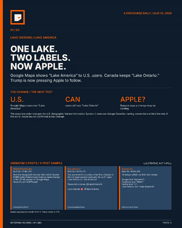 Lake Ontario or Lake America? Apple Is Next
