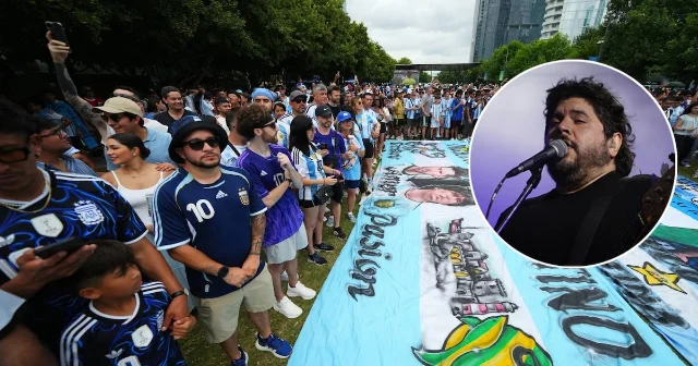 Argentina fans gathered in Dallas before Austria