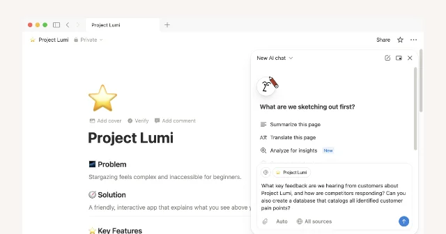 Notion Agent get-started page screenshot