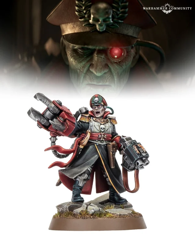 The 2026 Yarrick miniature raises the looted Ork power klaw