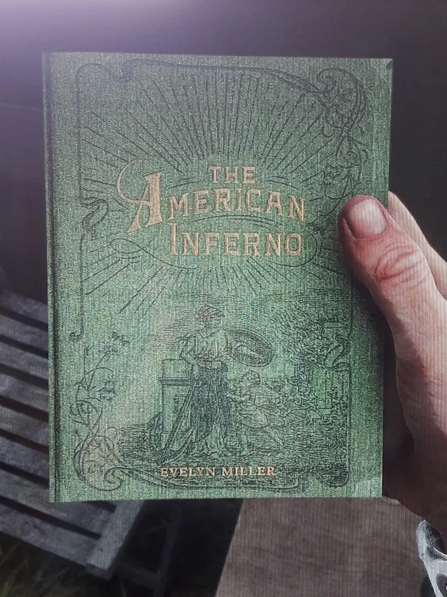 《The American Inferno》书封,封面上写着作者伊芙琳·米勒