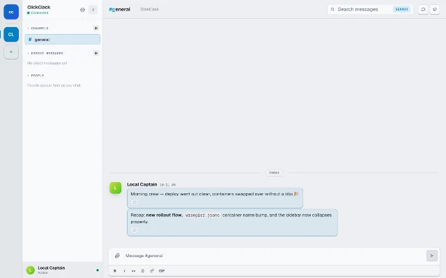 ClickClack 仓库自带的产品截图