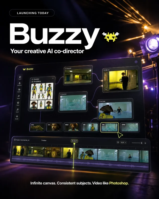 Just shipped: Buzzy — AI co-director for video