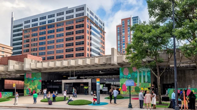 MARTA station platform in Atlanta