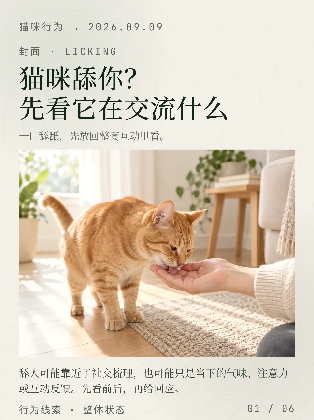 猫咪舔你？先看它在交流什么