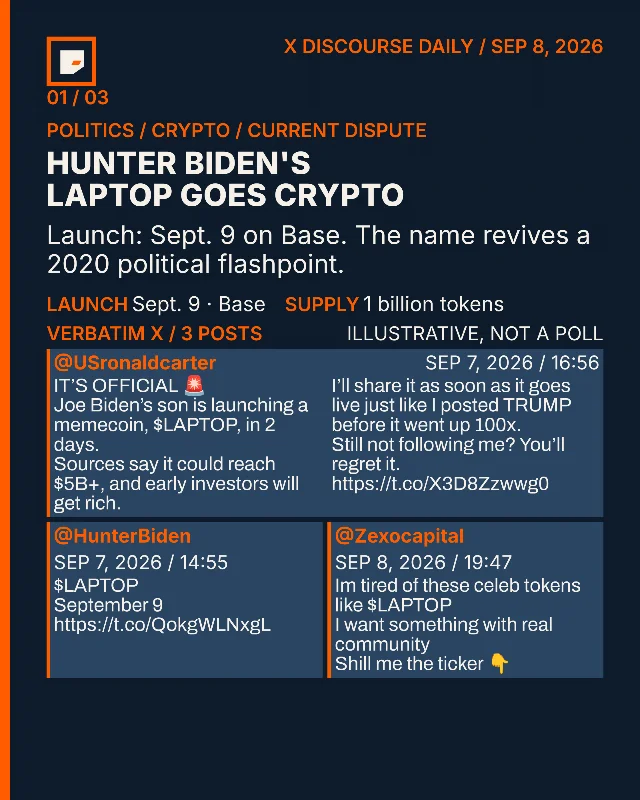 Hunter Biden's Laptop Goes Crypto