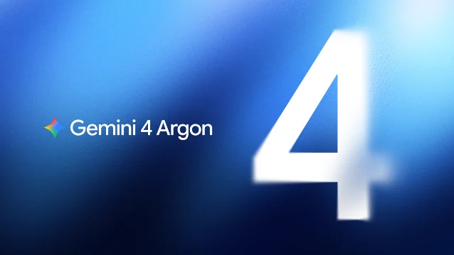 Google's launch artwork for Gemini 4 Argon