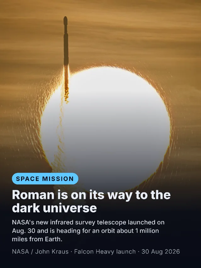 Roman is on its way to the dark universe