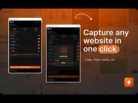 ZipIt demo — website design asset extraction in the browser