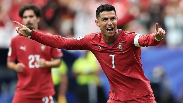 Cristiano Ronaldo after Portugal beat Uzbekistan