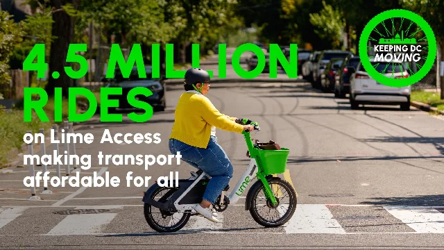 Lime Access 骑行量数据图