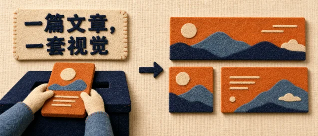 sun-felt-wechat-illustrator 的公众号毛毡风封面示例