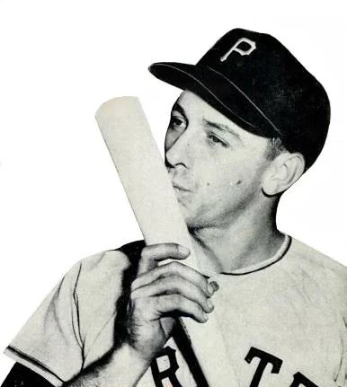 Dale Long in his Pittsburgh Pirates uniform, circa 1956