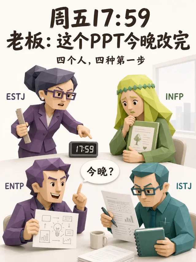 周五17:59，老板说「这个PPT今晚改完」