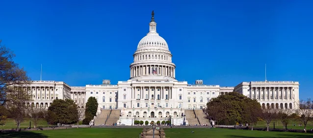 US Capitol building panoramic view, Washington DC