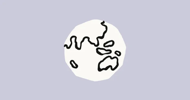 Anthropic abstract globe illustration for the Seoul office announcement