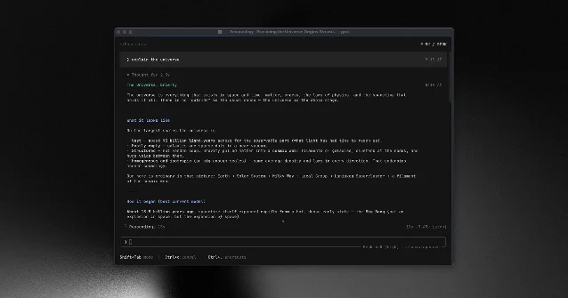 Grok Build's terminal interface, shown in the official repository