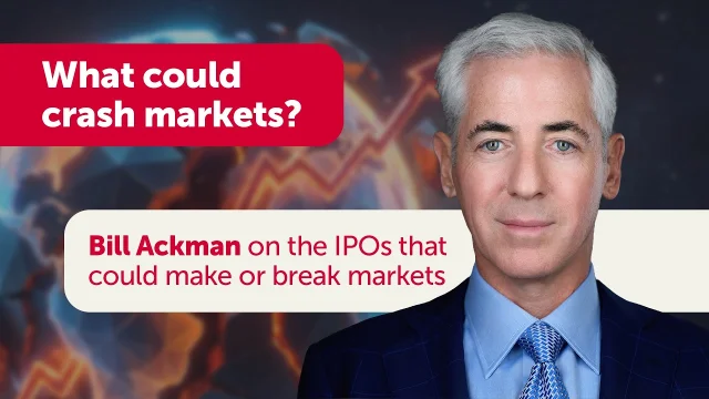 Bill Ackman and AJ Bell's Dan Coatsworth during the June 16 exclusive interview