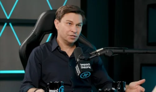 David Sinclair during his Impact Theory interview with Tom Bilyeu, April 2026