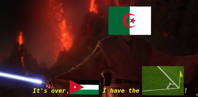 Algeria Star Wars corner-flag meme