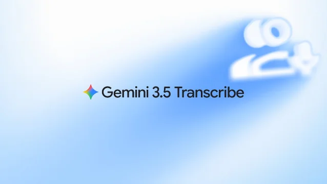 Gemini 3.5 Transcribe product banner
