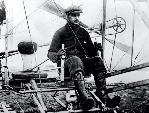 Charles Rolls in flying attire, photographed by Rolls-Royce Motor Cars
