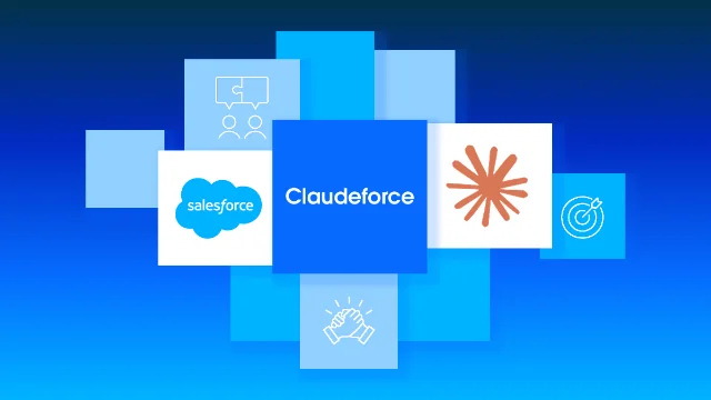 Salesforce and Anthropic Claudeforce partnership artwork