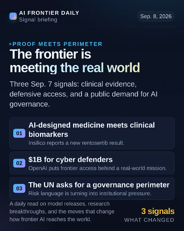 The frontier is meeting the real world