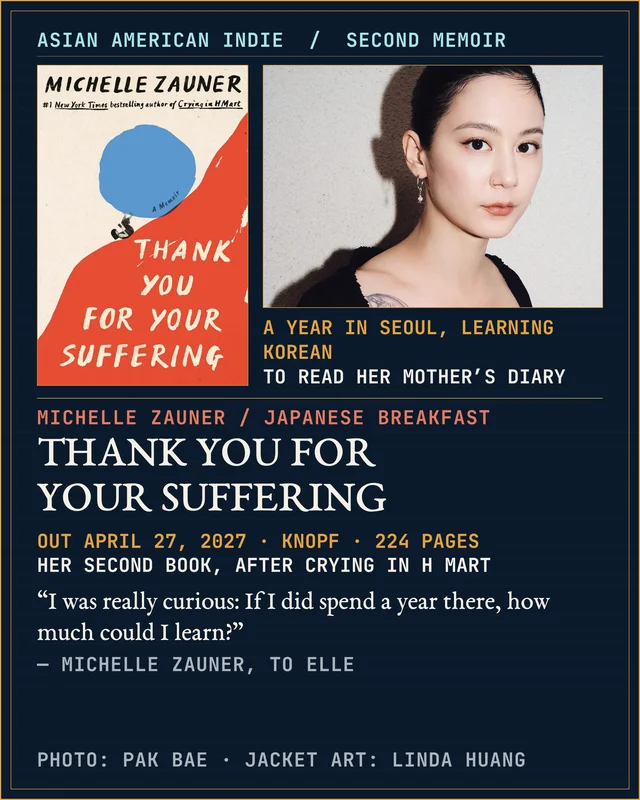 Michelle Zauner's second memoir: Seoul
