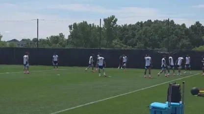 Argentina players training in Kansas