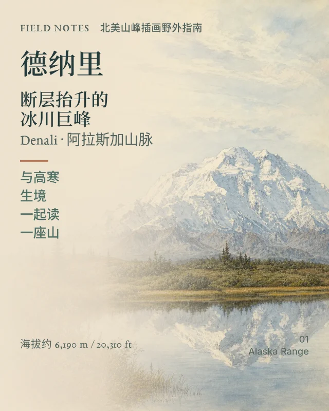 德纳里：断层抬升的冰川巨峰