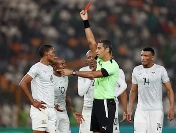 Amin Mohamed Omar during an international match