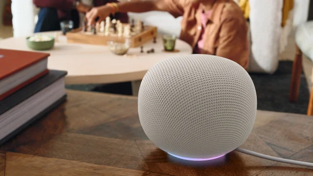 Google Home Speaker with light ring