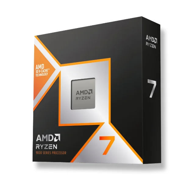 AMD Ryzen 7 9800X3D 处理器盒装产品图