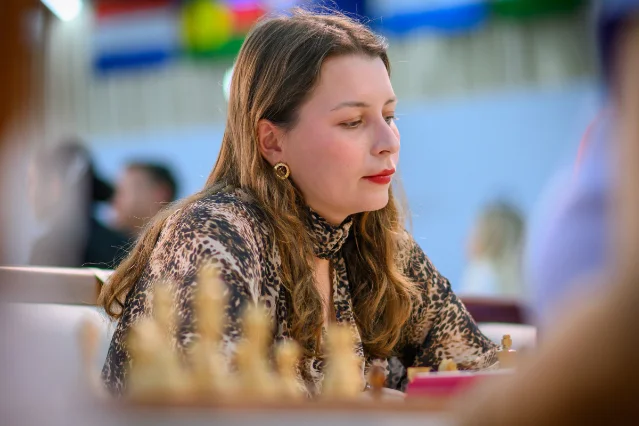 Alena Skvortsova during a game in Samarkand