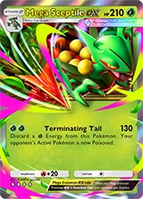 Pulsing Aura 扩展包官方宣传图,Mega Lucario ex 居中