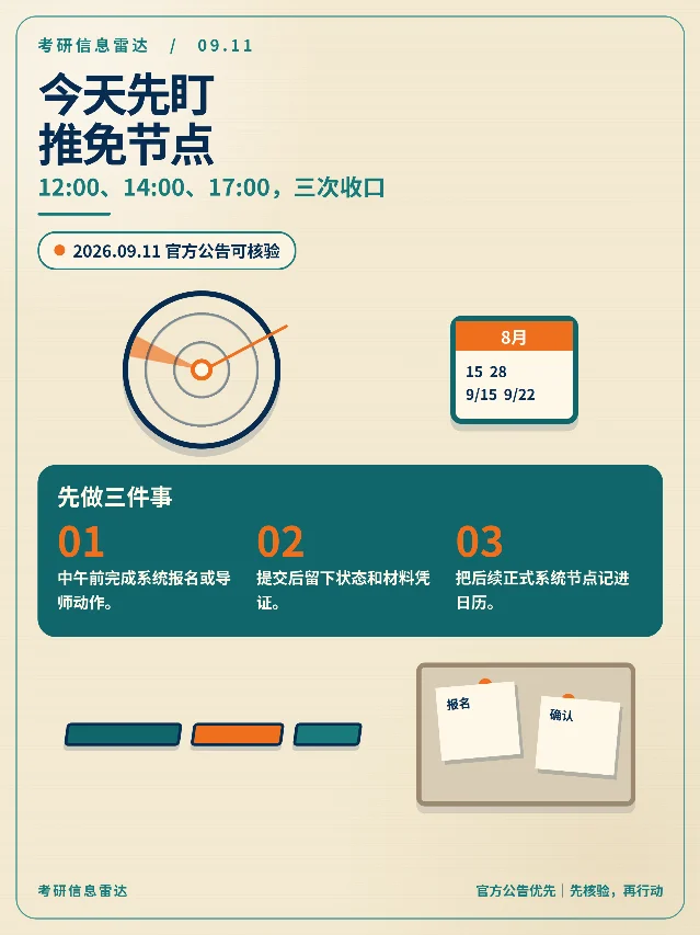9月11日，先盯5个推免节点