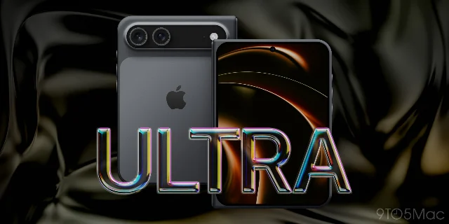 iPhone Ultra fold render — the same iOS 27 beta cycle that hints at the camera also contains foldable iPhone code strings