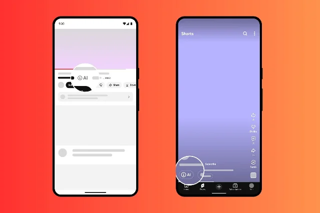 YouTube 更新后的 AI 标注展示位置