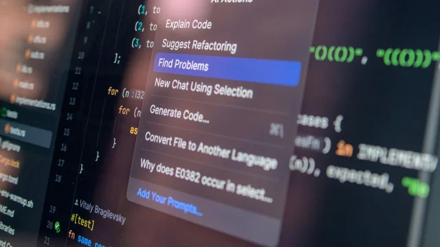 AI 辅助编程菜单界面