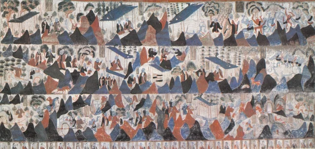 第 428 窟须达拏太子本生图全幅