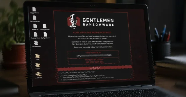 The Gentlemen 勒索软件蠕虫传播机制示意