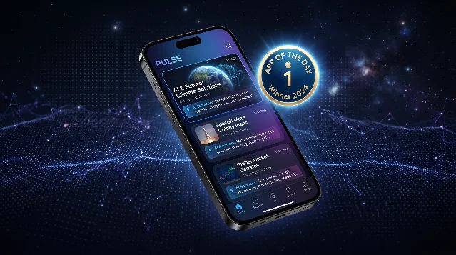 AI 新闻 App 获 Apple App Store App of the Day 荣誉示意图
