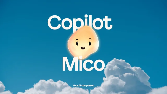 Copilot Voice 中的动画角色 Mico,微软将其从通用语音体验移至 Learn Live。