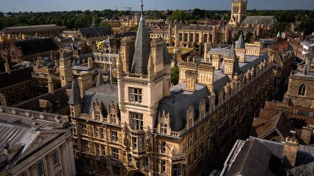 University campus research buildings