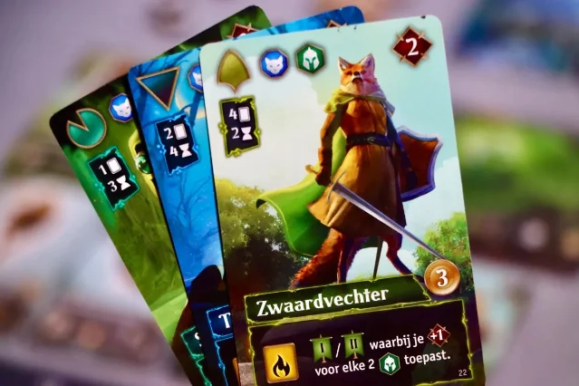 Echoes of Time cards and tokens arranged around a time-board fellowship.
