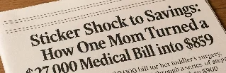 A $27,841 surgery bill, cut to $859
