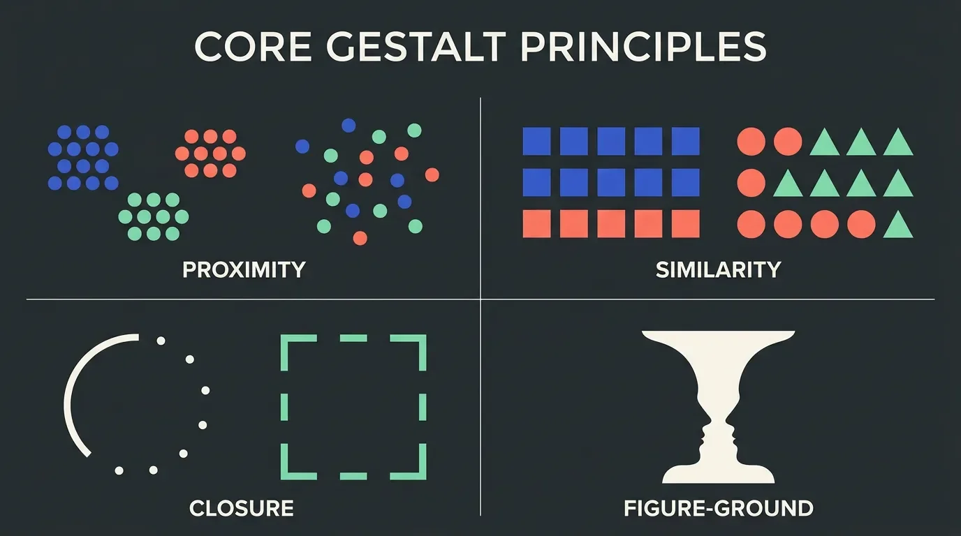 Gestalt principles: how your brain organizes what you see
