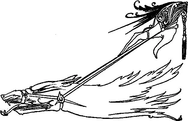 Harry Clarke pen-and-hand ornament from Faust